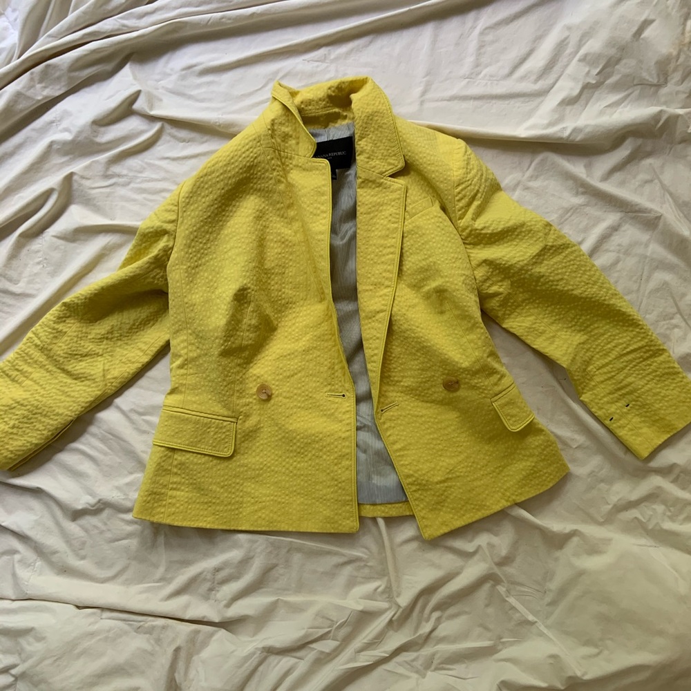 Banana republic yellow blazer - 0